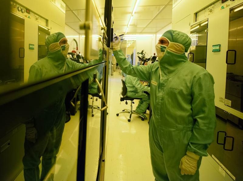 TDK Tronics 6” MEMS wafer production facility